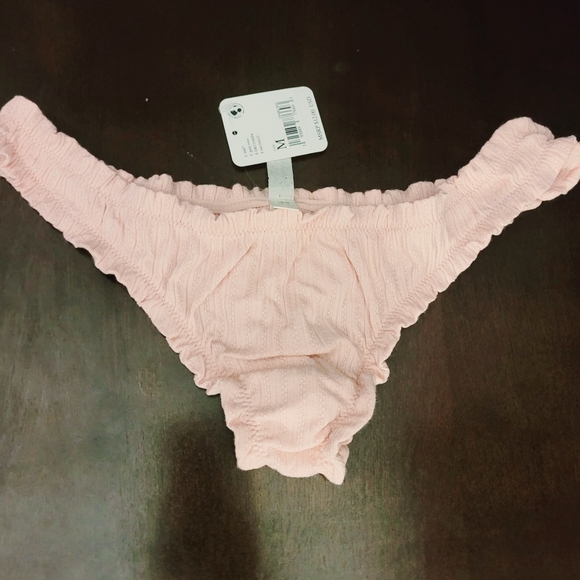 Free People Other - Intimately by Free People Pink Cotton Thong NWT